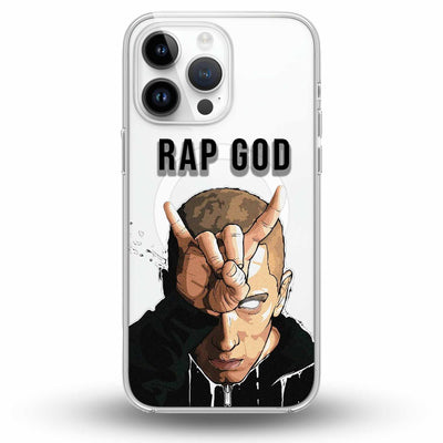 Rap God - Cover Magsafe Trasparente Personalizzata