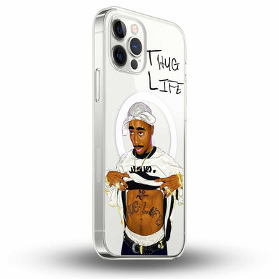 Thug Life - Cover Magsafe Trasparente Personalizzata