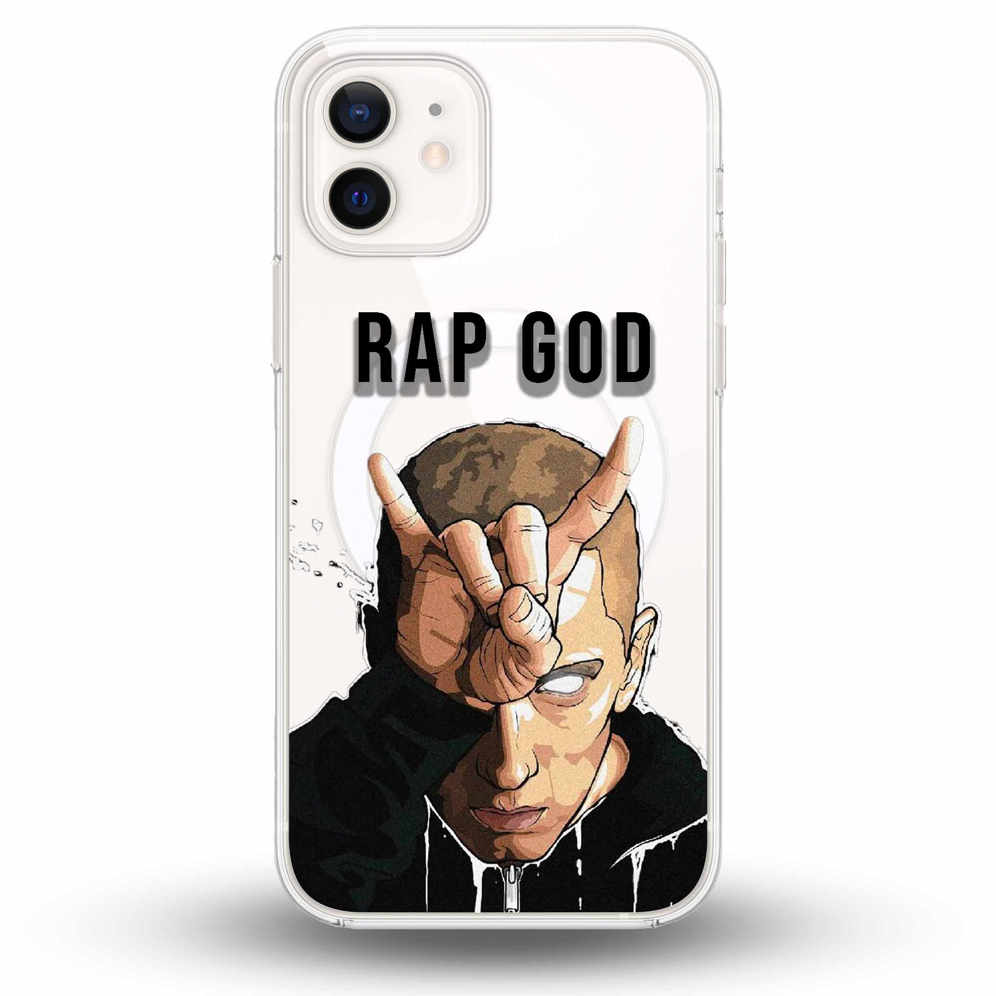 Rap God - Cover Magsafe Trasparente Personalizzata