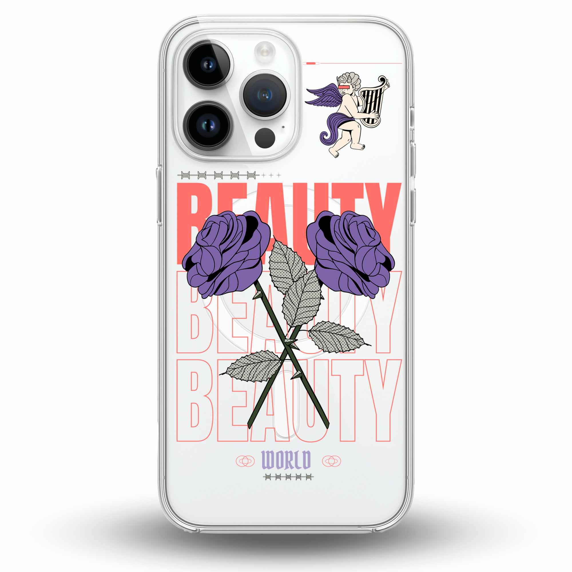 BeautyWorld - Cover Magsafe Trasparente Personalizzata