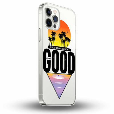 California Vibez - Cover Magsafe Trasparente Personalizzata