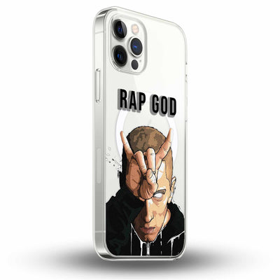 Rap God - Cover Magsafe Trasparente Personalizzata