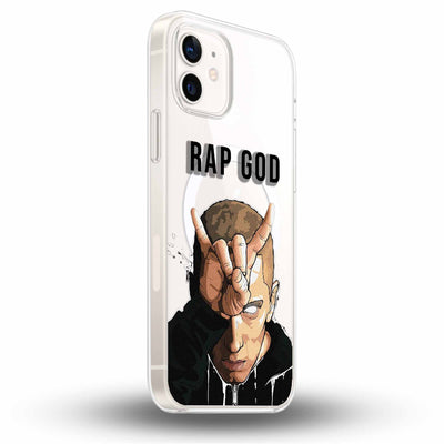 Rap God - Cover Magsafe Trasparente Personalizzata