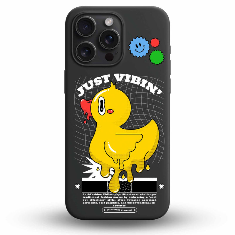 Just Vibin' - Cover Monocolore Personalizzata