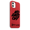 No Days Off (Black on Red)- Cover Monotone