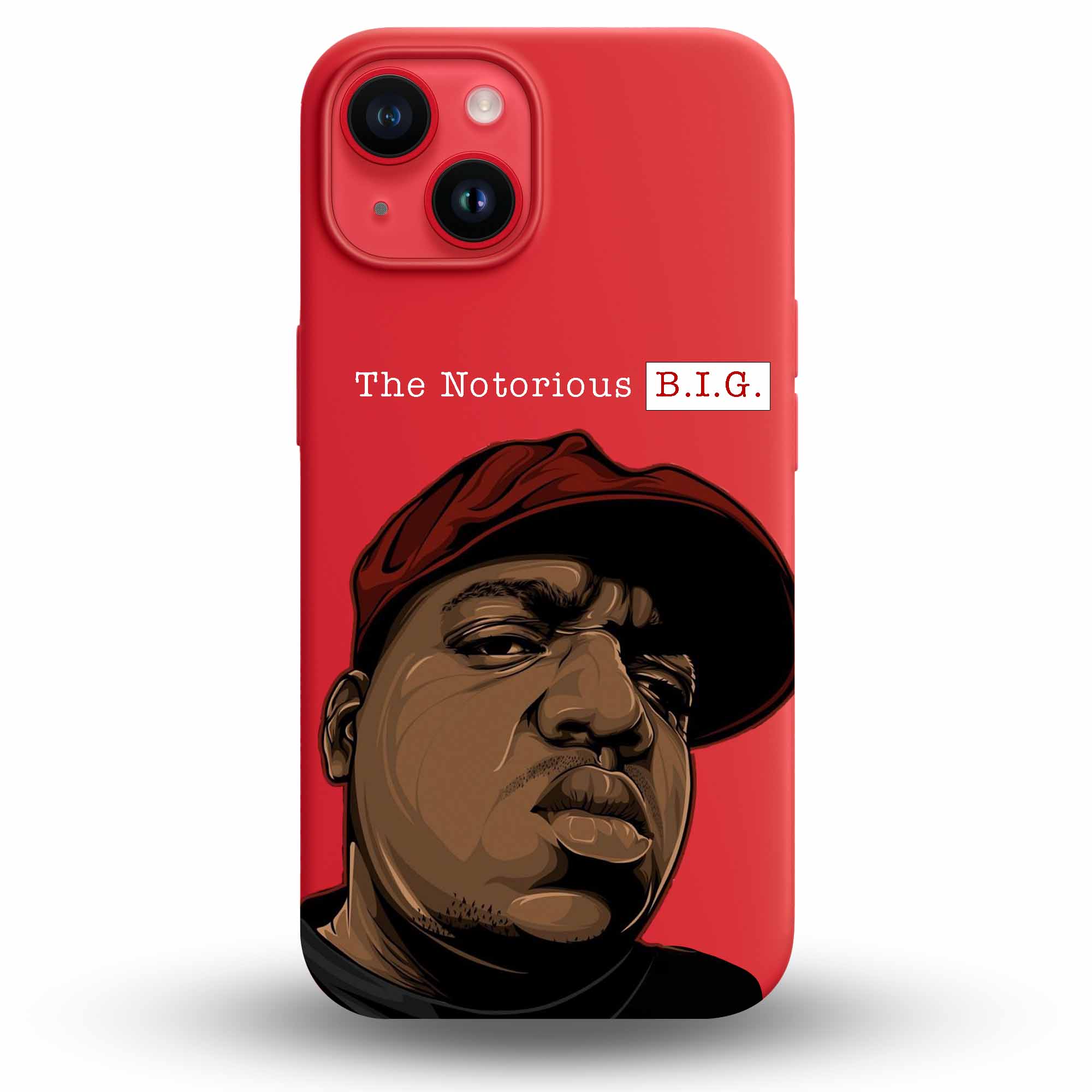 The Notorious B.I.G. - Cover Monocolore Personalizzata