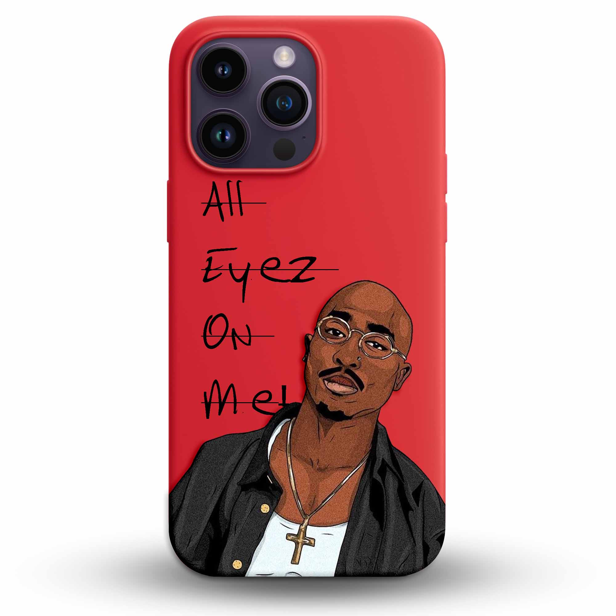 All Eyez On Me - Cover Monocolore Personalizzata