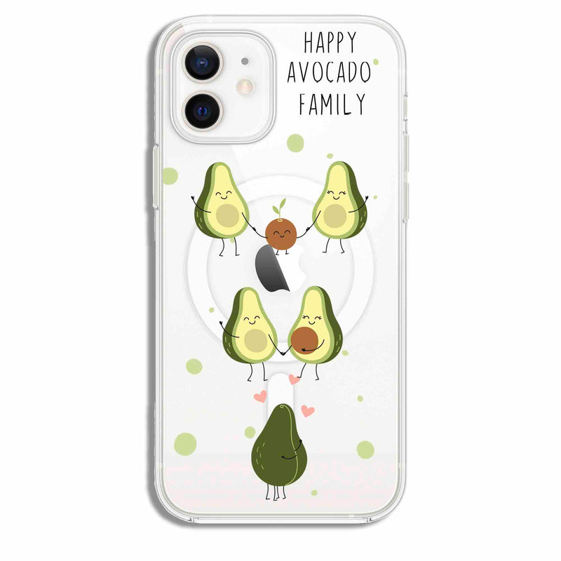 Avocado's Family - Cover / (Collezione Monocolore) & (Collezione Magsafe Trasparente)