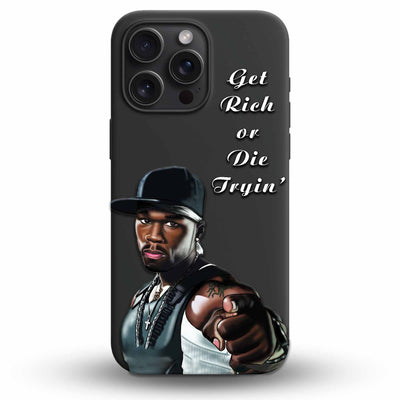 Get Rich Or Die Tryin' - Cover Monocolore Personalizzata