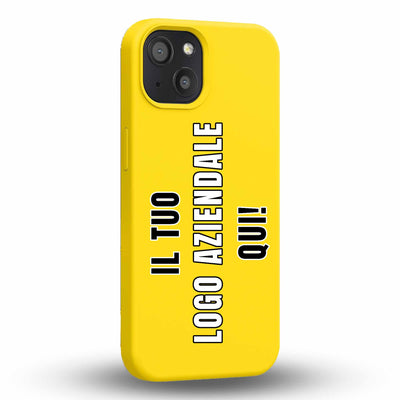 Cover iPhone Giallo Personalizzabile